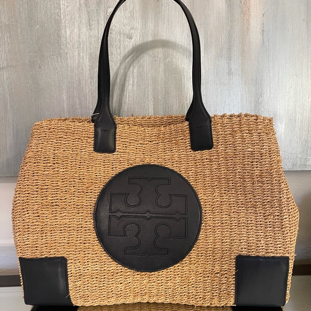 Tory Burch Ella Straw Tote